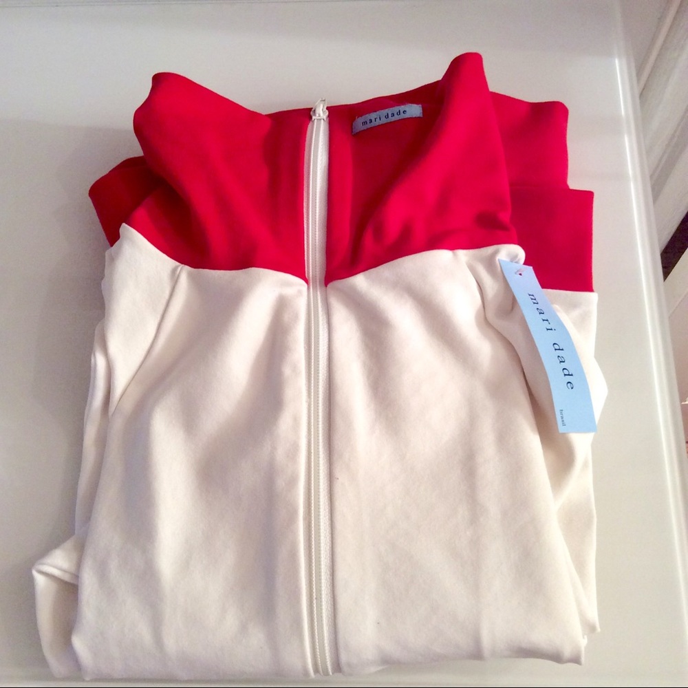 Mari Dade Athletic Zipup Cardigan- NWT